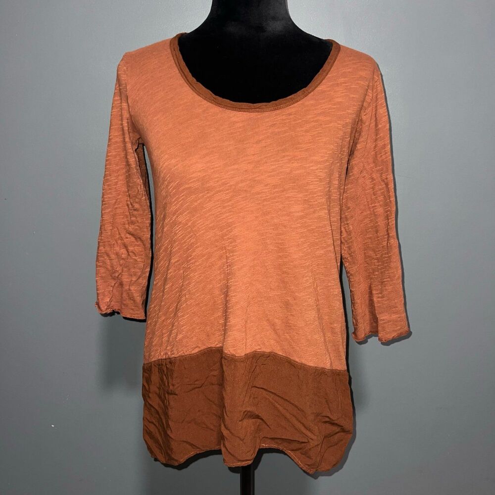 Anthropologie Left of Center Women’s Top Burnt Orange size XS